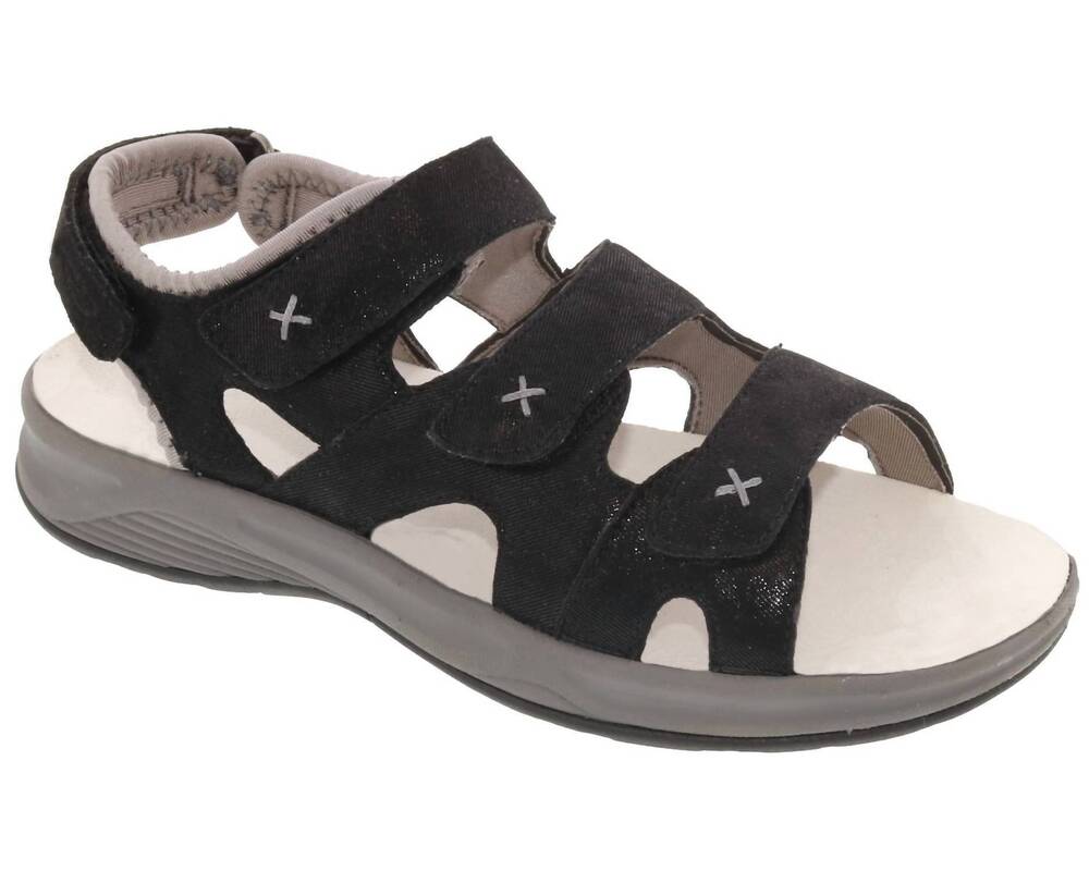NEW DREW women's bayou sandals in black